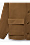 Regular Fit Long Sleeve Flap Pocket Shirt Collar Buttoned Cashmere Jacket - 8
