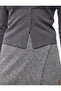 Regular Waist Long Pencil Skirt with Front Stitching Detail - 5
