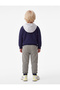 Striped Sweatpants with Elastic Waist - 2