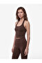 Slim Fit Sleeveless Halter Neck Sports Tank Top - 2