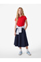 Cotton Short Sleeve Basic Polo Collar School T-Shirt
