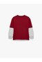 Cotton Crew Neck Long Sleeve Printed T-Shirt - 3