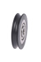 onesize 6*39*8mm Shift Door Pulley Concave Wheel U Groove Wire Rope Over Line Wheel, Wrapped Plast. - 3