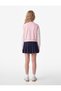 Bow Detailed Long Sleeve Fleece-Lined Bomber College Jacket - 3