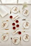 Gold Lux Ceramic Wishing Tree 14 Piece Breakfast Set, Set - 7