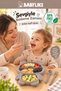 Baby Feeding Plate with Compartments – Children's Food Plate with Spoon and Fork Bpa Free Baby Feeding Set - 2