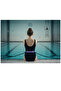 Swimming Training Belt – Professional Swimmer Exercise Equipment with Resistance Bands - Purple - 8
