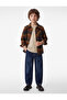 Wool Blend Long Sleeve Plaid Lumberjack Shirt with Pockets