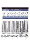 120PCS 60/120pcs Stainless Steel Hose Clamp Kit - Easy-Tighten Worm Gear, 1/4" to 1-1/2", Ideal for