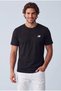 Nb Classic Basic Logo Erkek Siyah Tshirt
