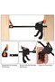 4inch 5pc 5/2pcs Woodworking Work Bar 4 Inch Clamp Clip Set Hard Quick Ratchet Release Clip DIY Carp - 4