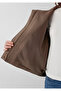 Hooded Brown Jacket Oversize / Wide Cut 1110888-85555 - 7