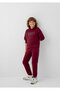 M6010024 Printed Children's Sweatpants Bordo
