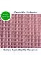 Waffle Pike and Bedspread, Powder Double Waffle Pike, Cotton Lightweight and Breathable for All Seasons, Decorative Bedspread - 200X230Cm - 6