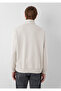 Beige Basic Sweatshirt with Half Zipper 0S10278-70144 - 5