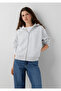 Zipped Sweatshirt Light Grey Melange