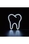 5w Chi-buy LED Neon Tooth USB Powered Neon Signs Night Light 3D Wall Art Bedroom Room Decor Lamp Sig - 3
