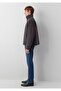 High Collar Brown Jacket Loose Fit / Relaxed Fit 0110855-90892 - 5