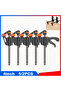 4inch 5pc 5/2pcs Woodworking Work Bar 4 Inch Clamp Clip Set Hard Quick Ratchet Release Clip DIY Carp - 7
