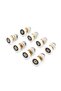 25mm 8 PCS 20/23/25/27mm Diameter Shower Glass Sliding Door Hanging Wheel Roller Bathroom Sliding Ca - 6