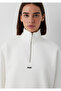 Half-Zip Sweatshirt Off-White - 3