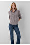 Checkered Brown Shirt Loose Fit / Relaxed Comfortable Cut 1211590-91665 - 2