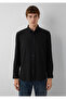 Liyosel Blended Black Shirt Regular Fit / Normal Cut 0212066-900 - 3