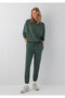 Soft-Premium (Tencel) ™ ) Modal Blend Green Sweatpants 1600453-80684 - 2