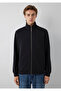 Zippered Black Sweatshirt 0S10653-900 - 3