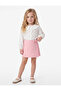 Bow-Tie Textured Tweed Short Skirt