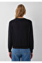 Wool Blend Buttoned Black Sweater Regular Fit / Normal Cut 1711005-900 - 5
