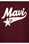 Logo Printed Hooded Claret Red Sweatshirt 7S10207-87830 - 4