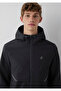 M0110894 Water Repellent Pro-Tech Water-Replent Hooded Spandex Men's Coat Black - 7