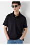Black Black Polo T-Shirt Regular Fit / Normal Cut 0613526-900