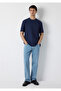 Navy Blue T-Shirt Loose Fit / Comfortable Loose Cut 0613510-70490 - 2