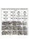 240pcs Stainless Steel Hex Bolt & Nut Set - Durable, Corrosion-Resistant with M4 & M5 Sizes for Vers - 5