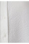 Tencel ™ ) Lyocell Blended White Shirt Oversize / Wide Cut 1220468-89583 - 7