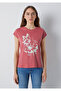 Butterfly Printed Pink T-Shirt Regular Fit / Normal Cut 1614148-71102 - 3