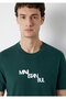 Istanbul Printed Green T-Shirt Regular Fit / Normal Cut 0612274-85173 - 6