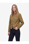 Long Sleeve Ornate Buttoned Pocketed Napoleon Closure Stand Collar Jacket - 2