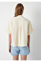Modal Tencel Tm Blended Yellow Shirt Oversize / Wide Cut 1211488-70067 - 6