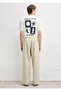 Wide Leg Beige Trousers 0010635-70322 - 4