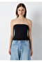 Black Strapless Top Fitted / Bodycon Cut 1614387-900 - 4