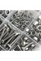 240pcs Stainless Steel Hex Bolt & Nut Set - Durable, Corrosion-Resistant with M4 & M5 Sizes for Vers