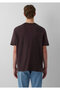 Logo Printed Brown Basic Interlock T-Shirt Loose Fit / Comfortable Loose Cut 0613102-88083 - 5