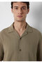 Short Sleeve Green Shirt Regular Fit / Normal Cut 0211532-71568 - 6