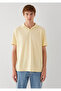 Yellow Polo T-Shirt Regular Fit / Normal Cut 0613313-89308 - 3
