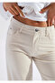 Leila Edition Linen Ecru Jean Trousers 1010600-A3173 - 6