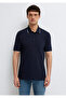 Navy Blue Polo T-Shirt Regular Fit / Normal Cut 0613272-70490 - 3