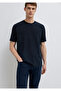 Striped Navy Blue T-Shirt Loose Fit / Relaxed Comfortable Cut 0613334-70497